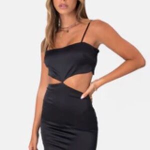 Adika McKellen Cut Out Mini Dress